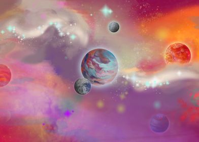 Orange Nebula planets no 2