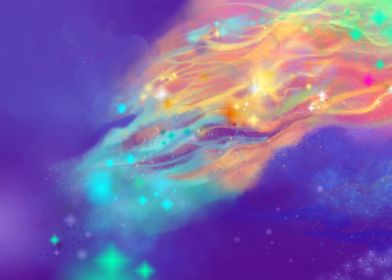 Mermaid Nebula space no 1