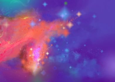 Mermaid Nebula space no 5
