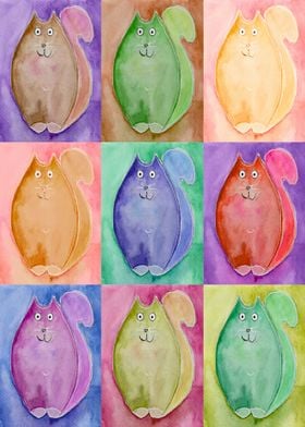 MultiColor Cats