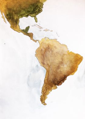South America Map 