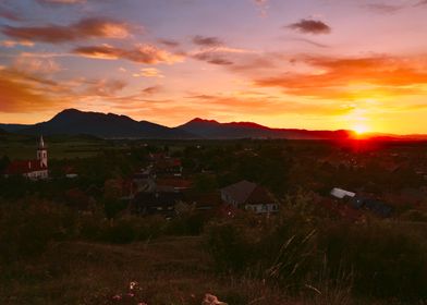 Transylvanian sunset