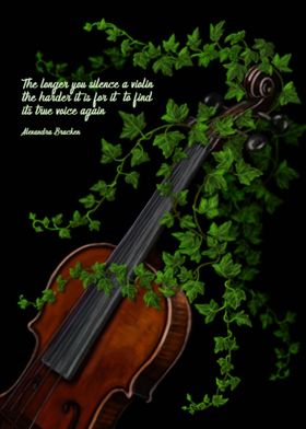 Violin and Ivy