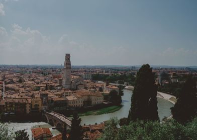 Landscape of Verona Italy