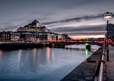 Dublin IFSC Sunset