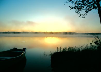 Calm lake