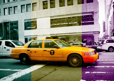 Yellow Cab in NYC