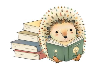 Hedgehog Reading