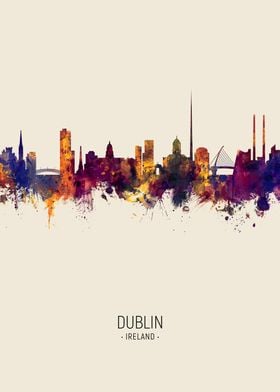 Dublin Ireland Skyline