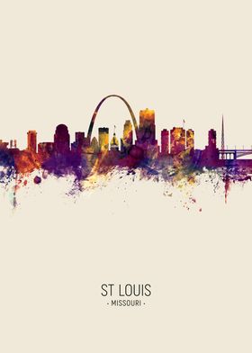 St Louis Missouri Skyline