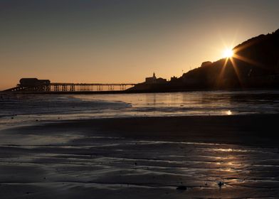 sunrise at Mumbles