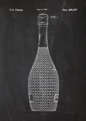 1999 Champagne Bottle
