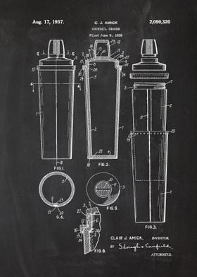 1936 Cocktail Shaker