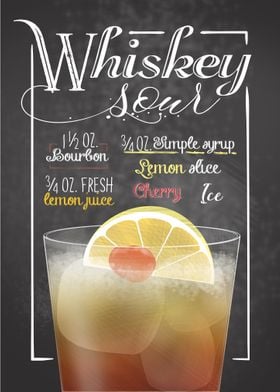 Whiskey Sour Cocktail Bar
