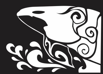 Whale silhouette