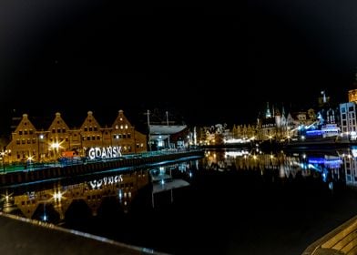 Lights of Gdansk Poland