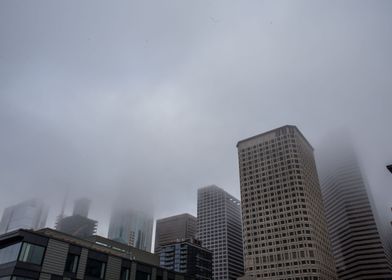 Fog Over Seattle 1
