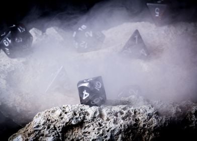 Smoke and Dice on Rock I