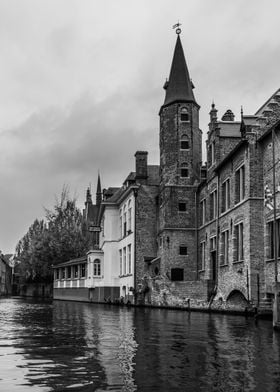 Bruge in Belgium in Winter