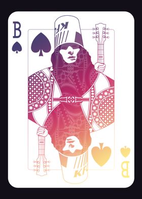 Big B Playing Card