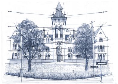 HandDrawn Spadina Crescent