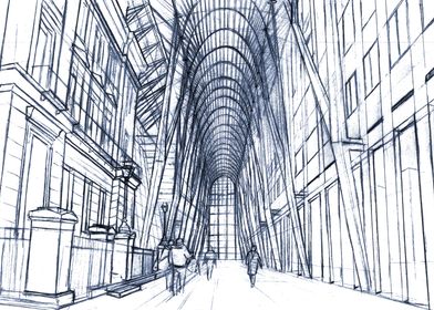 Hand Drawn BrookfieldPlace