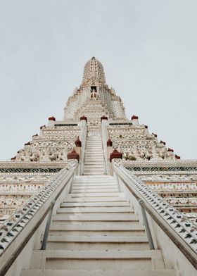 White temple in the Skies
