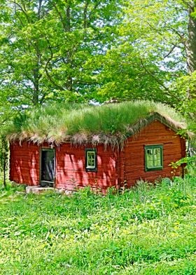 Red cabin