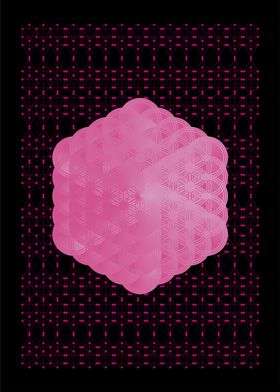 Pink Flower of Life
