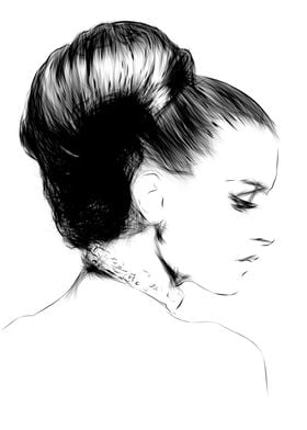 Woman Portrait Drawing