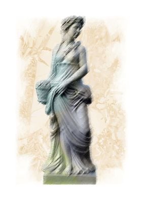 Pastel Roman Statue 2