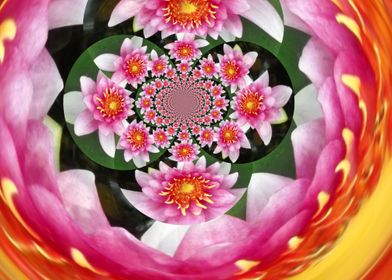 Waterlily Nirvana pink