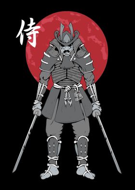 Samurai Kanji Warrior