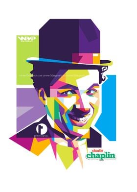 Charlie Chaplin in WPAP