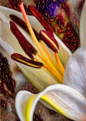 Cosmic Lily Closeup