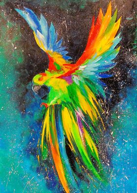 Bright parrot