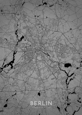 Berlin map BW