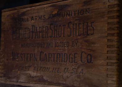 Antique Ammo Box