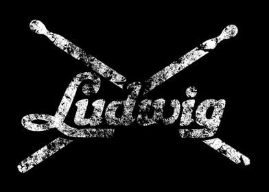 Ludwig Drum logo eroded 