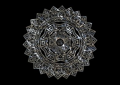 Mexican Silver Mandala