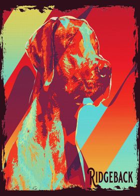 Ridgeback Pop Art Dog
