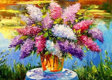 Bouquet of lilac