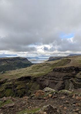 View from Glymur Waterfall