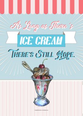 Ice cream poster