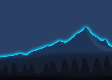 Night Time Mountain