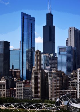 Chicago skyline 