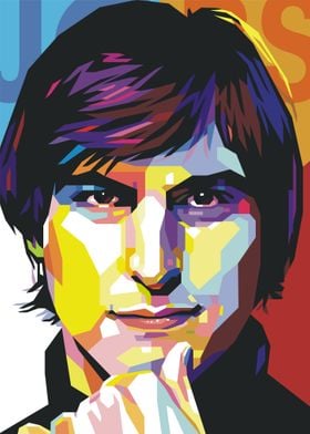Steve Jobs Modern Popart