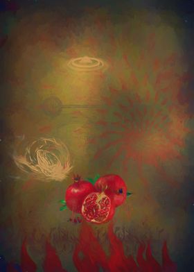 Food series pomegranate