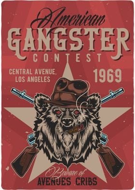 LA Gangster Bear Republic