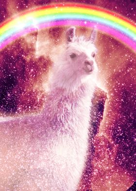 Rainbow Llama  Spirit